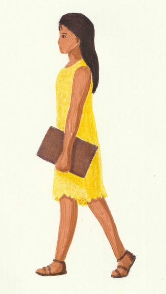 Zia Holding a Book and Wearing a Yellow Summer Dress.jpg