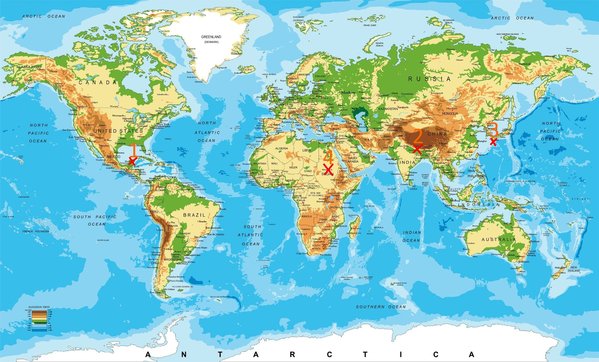 Localisation des cités