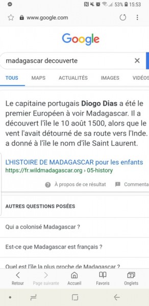 Découverte de Madagascar