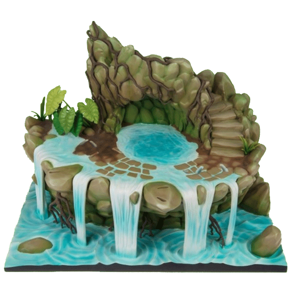 Waterfall diorama by LMZ