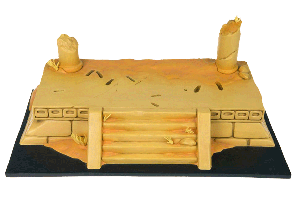 Temple diorama by LMZ